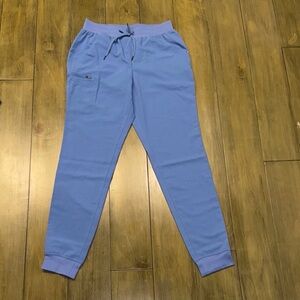 Jaanuu Blue Scrub Jogger Pants